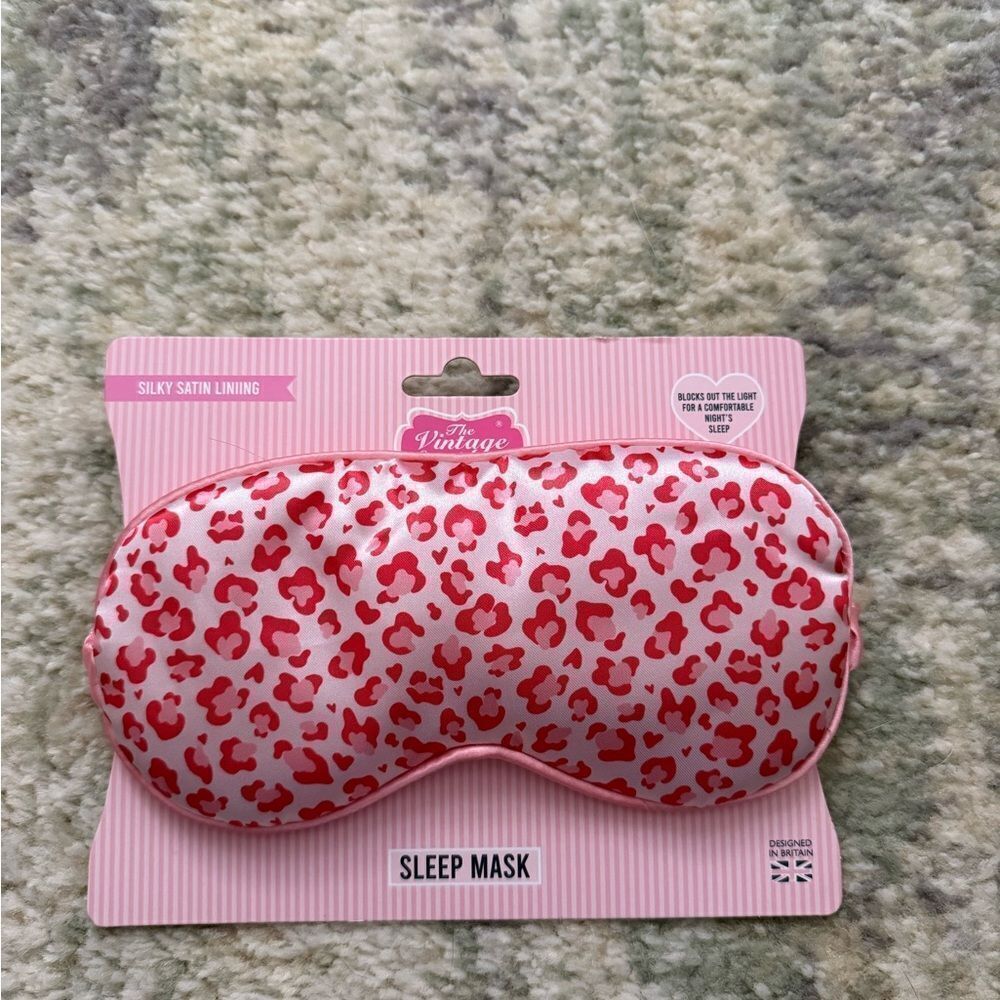 The Vintage Cosmetic Company Pink Leopard Sleep Mask